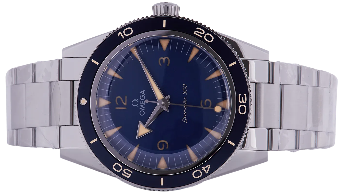 Omega Seamaster 300 Co-Axial Master Chronometer Blue BNIB 2022 234.30.41.21.03.001